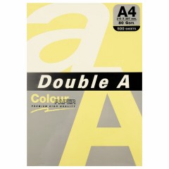 Бумага цветная DOUBLE A, А4, 80 г/м2, 500 л., пастель, желтая Бумага цветная DOUBLE A, А4, 80 г/м2, 500 л., пастель, желтая - фото 2