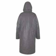 Дождевик плащ на кнопках, EVA, многоразовый прочный, чехол в комплекте, универсальный размер, серый, SHAMAANI (ШАМААНИ), 610936 - фото 4