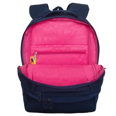 Рюкзак GRIZZLY школьный, анатомическая спинка, 2 отделения, для девочек, "VELVET BOW", 39х26х17 см, RG-566-5/2 Рюкзак GRIZZLY школьный, анатомическая спинка, 2 отделения, для девочек, "VELVET BOW", 39х26х17 см, RG-566-5/2 - фото 4