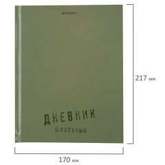Дневник 1-11 класс 40 л., твердый, BRAUBERG, глянцевая ламинация, "Однотонный", 107607 - фото 11