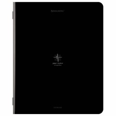 Тетрадь А5, 48 л., BRAUBERG, скоба, клетка, SoftTouch, "Ритм", (микс в спайке), 405331 - фото 5