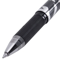 Ручка гелевая с грипом BRAUBERG "GRAPHITE VIVID", ЧЕРНАЯ, пишущий узел 0,5 мм, линия письма 0,35 мм, 144542 - фото 3