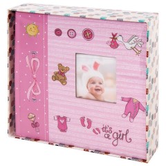 Фотоальбом BRAUBERG "It's a girl" на 200 фото 10х15 см, твердая обложка, бумажные страницы, бокс, розовый, 391145 Фотоальбом BRAUBERG "It's a girl" на 200 фото 10х15 см, твердая обложка, бумажные страницы, бокс, розовый, 391145 - фото 10