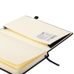 Скетчбук, слоновая кость 140 г/м2, 130х210 мм, 80 л., КОЖЗАМ, резинка, BRAUBERG ART CLASSIC, CROCO, черный, 116470 Скетчбук, слоновая кость 140 г/м2, 130х210 мм, 80 л., КОЖЗАМ, резинка, BRAUBERG ART CLASSIC, CROCO, черный, 116470 - фото 7