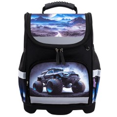 Ранец ЮНЛАНДИЯ WISE, 1 отделение, 3 кармана, устойчивое дно, Space driver, 37х29х15 см, 273163 Ранец ЮНЛАНДИЯ WISE, 1 отделение, 3 кармана, устойчивое дно, Space driver, 37х29х15 см, 273163 - фото 2