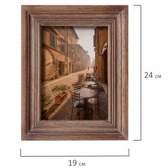 Рамка из мангового дерева BRAUBERG LOFT EL CLASICO, фото 13х18 см, стекло, 19х24 см, 391286 - фото 7