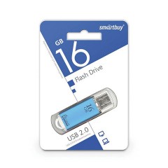 Флеш-память Smartbuy V-Cut, 16Gb, USB 2.0, син, SB16GBVC-B Флеш-память Smartbuy V-Cut, 16Gb, USB 2.0, син, SB16GBVC-B - фото 3