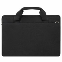 Сумка портфель HEIKKI PROFITABLE (ХЕЙКИ) с отделением для ноутбука 14", 2 кармана, черная, 26х36х3 см, 272598 - фото 5