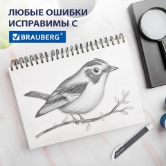 Ластик выдвижной + 2 сменных ластика BRAUBERG "TRIOS", 124х12х12 мм, графитовый корпус, 272692 Ластик выдвижной + 2 сменных ластика BRAUBERG "TRIOS", 124х12х12 мм, графитовый корпус, 272692 - фото 12
