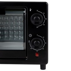 Мини-печь электрическая SONNEN EO-1001, 800 Вт, 10 л, таймер, нагрев до 230 °C, черная, 458308 - фото 4