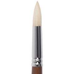 Кисть художественная профессиональная BRAUBERG ART CLASSIC, щетина, круглая, № 14, длинная ручка, 200713 Кисть художественная профессиональная BRAUBERG ART CLASSIC, щетина, круглая, № 14, длинная ручка, 200713 - фото 3