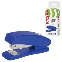 Степлер №24/6, 26/6 STAFF "Basic", до 20 листов, синий, 227406 - фото 3