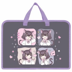 Папка на молнии с ручками ЮНЛАНДИЯ А4, 1 отделение, пластик, ширина 45 мм, "Anime dreamer", 273357 Папка на молнии с ручками ЮНЛАНДИЯ А4, 1 отделение, пластик, ширина 45 мм, "Anime dreamer", 273357 - фото 2
