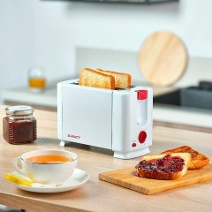Тостер SCARLETT SC-TM11013, 650 Вт, 2 тоста, 6 режимов, сталь, белый Тостер SCARLETT SC-TM11013, 650 Вт, 2 тоста, 6 режимов, сталь, белый - фото 9