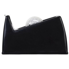 Диспенсер для клейкой ленты шириной до 26 мм, ЧЕРНЫЙ (лента в подарок!), утяжеленный большой, BRAUBERG, 701459 - фото 5