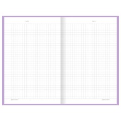 Блокнот А5 134х206 мм, 80 л., твёрдый, клетка, BRAUBERG "Minimal", сиреневый, 116440 Блокнот А5 134х206 мм, 80 л., твёрдый, клетка, BRAUBERG "Minimal", сиреневый, 116440 - фото 5