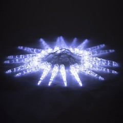 Электрогирлянда-нить комнатная 2 м, 20 LED, с насадками, вид: "Сосульки", холодный белый, на батарейках, ЗОЛОТАЯ СКАЗКА, 592561 - фото 6