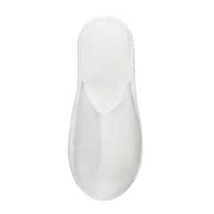 Тапочки одноразовые EVA Classic, закрытые, КОМПЛЕКТ 25 пар, спанбонд + ЭВА, размер 37-42, белые, SMZ, Э/З/Б-№1/25/150 - фото 3