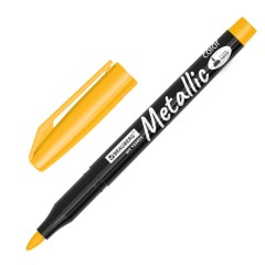 Маркеры для декорирования и рисования ЗОЛОТО и СЕРЕБРО, METALLIC MARKER, линия письма 1-2 мм, BRAUBERG, 152655 - фото 3