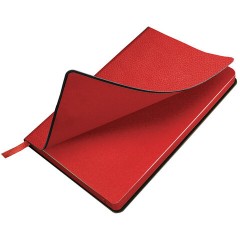 Ежедневник недатированный А5 (138х213 мм) BRAUBERG "Stylish", кожзам, гибкий, 160 л., красный, 111865 Ежедневник недатированный А5 (138х213 мм) BRAUBERG "Stylish", кожзам, гибкий, 160 л., красный, 111865 - фото 3