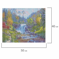 Картина стразами (алмазная мозаика), 40х50 см, ОСТРОВ СОКРОВИЩ "Горный ручей", без подрамника, 663864 Картина стразами (алмазная мозаика), 40х50 см, ОСТРОВ СОКРОВИЩ "Горный ручей", без подрамника, 663864 - фото 7