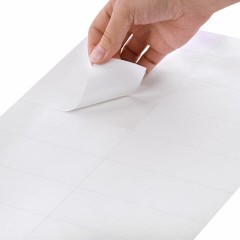 Этикетка самоклеящаяся 105х37 мм, 16 этикеток, белая, 80 г/м2, 50 листов, STAFF BASIC, 115652 Этикетка самоклеящаяся 105х37 мм, 16 этикеток, белая, 80 г/м2, 50 листов, STAFF BASIC, 115652 - фото 4