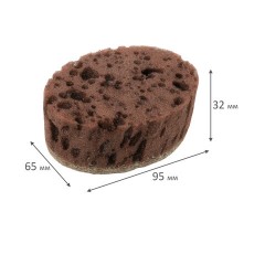 Губки для посуды 9,5х6,5х3,2 см, ОВАЛЬНЫЕ, КОМПЛЕКТ 6 штук, ПЕНОЭФФЕКТ, ПОРИСТЫЕ, "CHOCOLATE", LAIMA, 702719 - фото 7