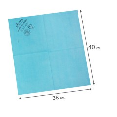 Салфетки VILEDA PROFESSIONAL "МикронКвик" КОМПЛЕКТ 5 шт., микроволокно, синий, 38х40 см, 170635 - фото 7