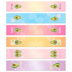 Закладки для книг МАГНИТНЫЕ, "5 ДИЗАЙНОВ МИКС", 6 штук, 60x20 мм, FUNSTER (ФАНСТЕР), 116652 - фото 6