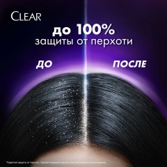 Шампунь против перхоти 610 мл, CLEAR, против выпадения волос - фото 8