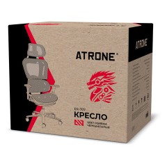Кресло ATRONE (АТРОН) "Optimus ER-707", адаптивный механизм со слайдером, сетка, черный/серый, 532967 - фото 23