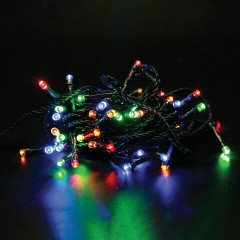 Электрогирлянда-нить комнатная "Стандарт" 5 м, 50 LED, мультицветная, 220 V, контроллер, ЗОЛОТАЯ СКАЗКА, 591345 - фото 3