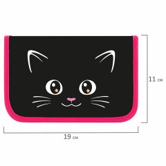 Пенал ПИФАГОР, 1 отделение, ламинированный картон, 19х11 см, "Dark kitten", 273467 Пенал ПИФАГОР, 1 отделение, ламинированный картон, 19х11 см, "Dark kitten", 273467 - фото 6