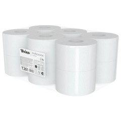 Бумага туалетная 200 м, VEIRO Professional (Система T2), КОМПЛЕКТ 12 шт., COMFORT, T201 - фото 3