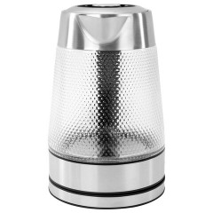 Чайник электрический SONNEN KT-1809, 1,8л, 2200 Вт, термостойкое стекло текстура ромб, внутренняя подсветка синяя, нержавеющая сталь, 455142 - фото 10