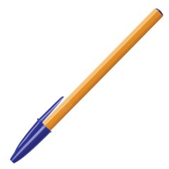 Ручка шариковая BIC "Orange", СИНЯЯ, корпус оранжевый, узел 0,8 мм, линия письма 0,3 мм, 8099221 Ручка шариковая BIC "Orange", СИНЯЯ, корпус оранжевый, узел 0,8 мм, линия письма 0,3 мм, 8099221 - фото 3