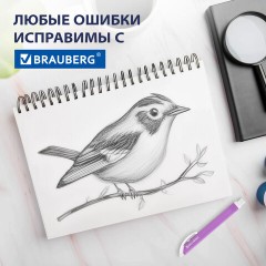 Ластик выдвижной + 2 сменных ластика BRAUBERG "TRIOS", 124х12х12 мм, лавандовый корпус, 272691 Ластик выдвижной + 2 сменных ластика BRAUBERG "TRIOS", 124х12х12 мм, лавандовый корпус, 272691 - фото 12