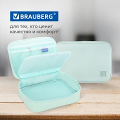 Пенал-косметичка BRAUBERG БОЛЬШОЙ, 1 отделение, 1 откидная планка, ткань, 21x15x6 см, "Mint", 270705 Пенал-косметичка BRAUBERG БОЛЬШОЙ, 1 отделение, 1 откидная планка, ткань, 21x15x6 см, "Mint", 270705 - фото 13