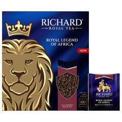 Чай RICHARD "Royal legend of Africa" черный, 100 пакетиков в конвертах по 2 г, 102735 Чай RICHARD "Royal legend of Africa" черный, 100 пакетиков в конвертах по 2 г, 102735 - фото 6