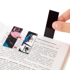 Закладки для книг МАГНИТНЫЕ, "АНИМЕ", комплект 12 штук, 60x20 мм, FUNSTER, 116655 Закладки для книг МАГНИТНЫЕ, "АНИМЕ", комплект 12 штук, 60x20 мм, FUNSTER, 116655 - фото 9