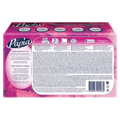 Полотенца бумажные (1 пачка – 100 листов) PAPIA (H3) UNIT PACK, 3-слойные, 23х20,5 см, V-сложение, 5090823 - фото 2