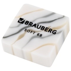 Ластики BRAUBERG "MARBLE", НАБОР 6 штук, 34х34х11 мм, квадратные, экологичный ПВХ, блистер, 272735 Ластики BRAUBERG "MARBLE", НАБОР 6 штук, 34х34х11 мм, квадратные, экологичный ПВХ, блистер, 272735 - фото 3