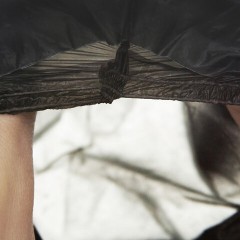 Бахилы двойные, КОМПЛЕКТ 500 шт. (250 пар), STRONG, 39х14 см, 100 мкм, 10 г, черные, ELEGREEN, ЭГЦЧ-100/Н20 - фото 4