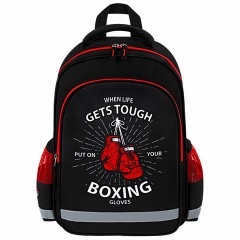 Рюкзак ПИФАГОР SCHOOL, 1 отделение, 3 кармана, "Boxing", 38x28х14 см, 272077 Рюкзак ПИФАГОР SCHOOL, 1 отделение, 3 кармана, "Boxing", 38x28х14 см, 272077 - фото 2