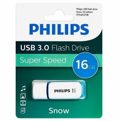 Флеш-диск 16 GB PHILIPS SNOW, разъем USB 3.0, синий, FM16FD75B/97 Флеш-диск 16 GB PHILIPS SNOW, разъем USB 3.0, синий, FM16FD75B/97 - фото 3