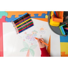 Карандаши цветные утолщенные BIC "Kids Evolution Triangle", 12 цветов, трехгранные, грифель 4 мм, 8297356, 82973511 Карандаши цветные утолщенные BIC "Kids Evolution Triangle", 12 цветов, трехгранные, грифель 4 мм, 8297356, 82973511 - фото 13
