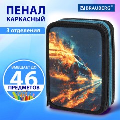 Пенал BRAUBERG, 3 отделения, полиэстер, 21х14 см, "Speed increase", 273539 Пенал BRAUBERG, 3 отделения, полиэстер, 21х14 см, "Speed increase", 273539 - фото 8