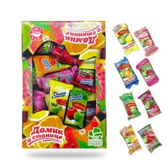 Пастила фруктовая ДОМИК В СТАНИЦЕ "Пастил-Фрут", ассорти вкусов, БЕЗ САХАРА, 500 г, для детского питани, УТ-00003120
