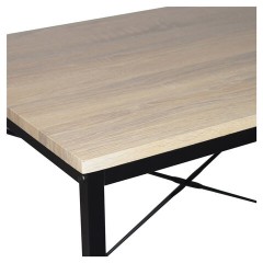 Стол на металлокаркасе BRABIX "LOFT CD-005",1200х520х1200 мм, 3 полки, цвет дуб натуральный, 641223 - фото 5