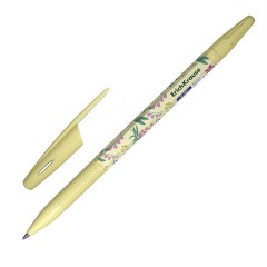 Ручка шариковая ERICH KRAUSE "R-301 Stick Floral" СИНЯЯ, синяя, корпус ассорти, линия 0,35 мм, 63077 - фото 7
